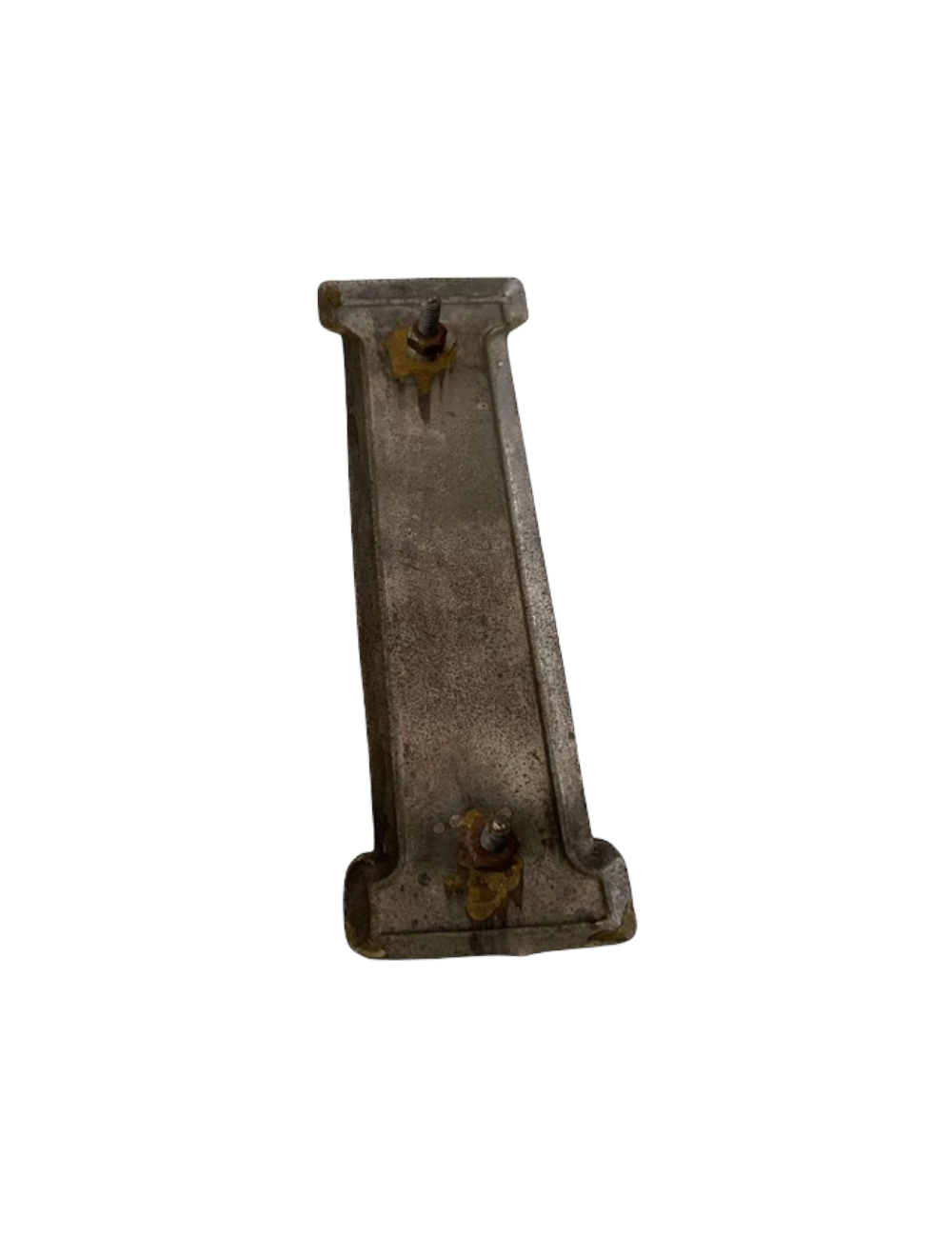 Placca Italia in metallo. Dimensioni 11,5 x 3,5 cm