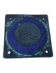 Placca San Cristoforo smaltata. Dimensioni : 7 cm x 7 cm