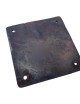 Placca San Cristoforo smaltata. Dimensioni : 7 cm x 7 cm