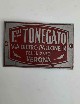 Targhetta concessionario Fratelli Tonegato
