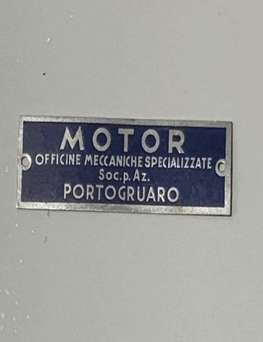 Motor Portogruaro dealer plate