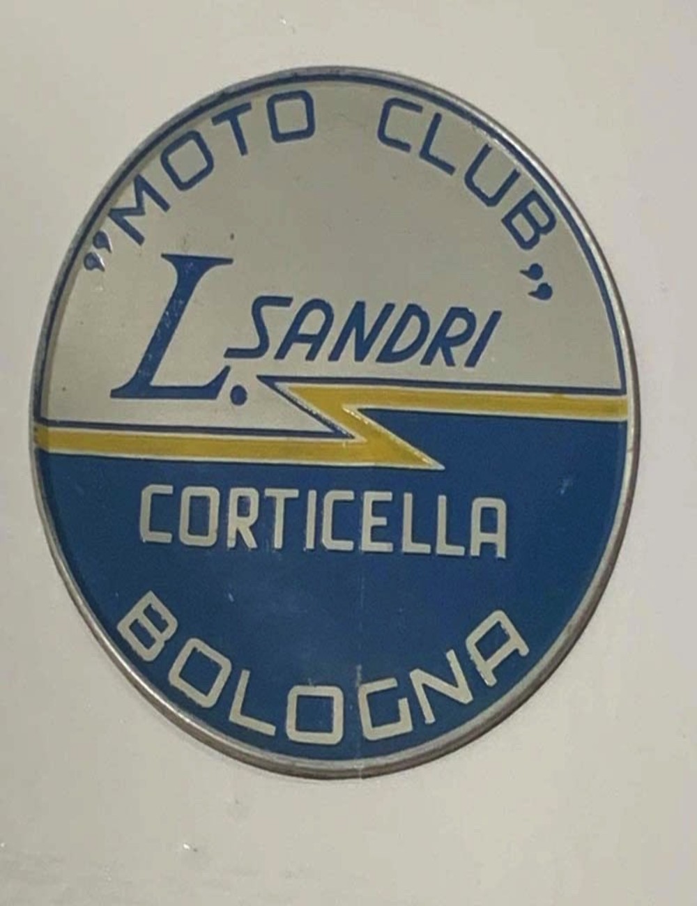 Targhetta concessionario Moto Club L. Sandri