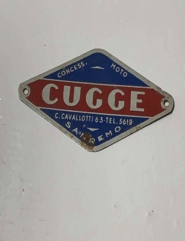 Cugge motorcycle dealer plate