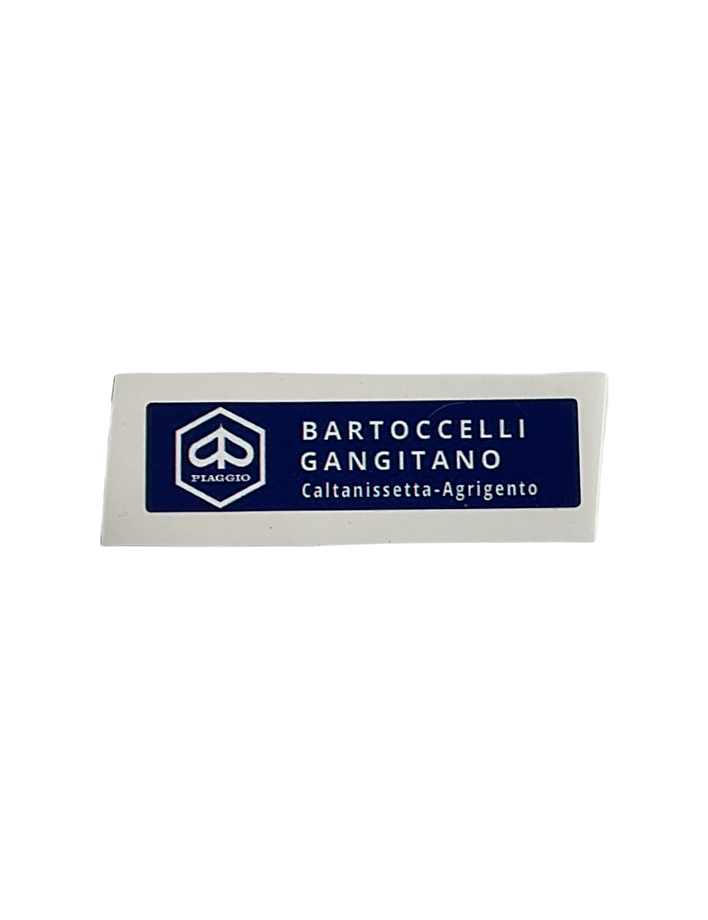 Adesivo concessionario Bartoccelli Gangitano. Caltanissetta Agrigento