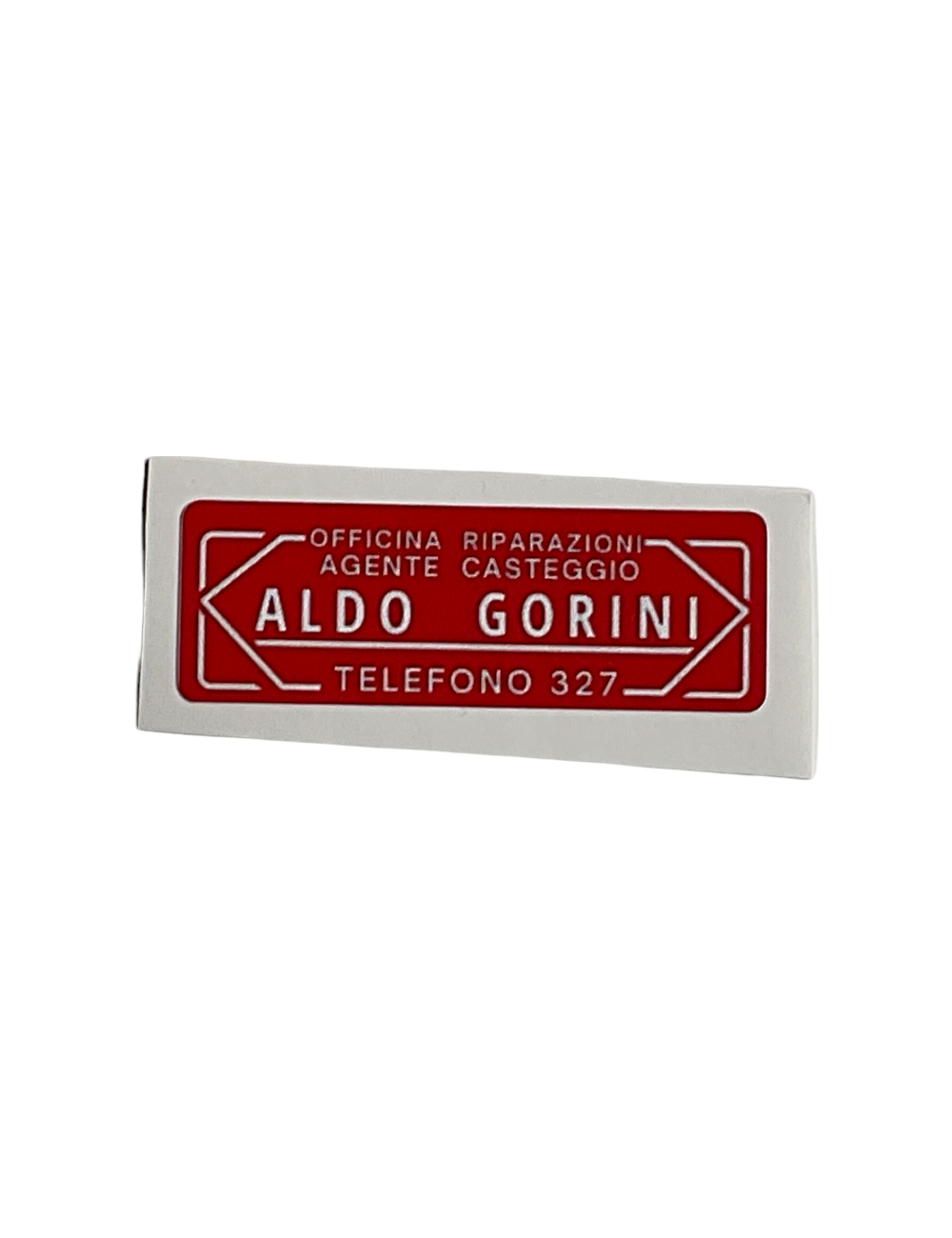 Adesivo concessionario Aldo Gorini