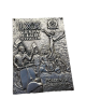 Placca Vespa Club Italia LXX. Dimensioni: 5 cm x 7 cm