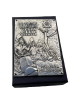Placca Vespa Club Italia LXX. Dimensioni: 5 cm x 7 cm