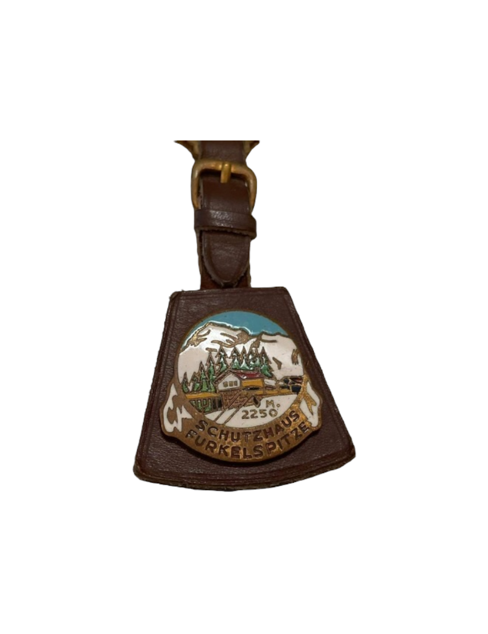 Portachiavi d'epoca rifugio Schutzhaus Furkelspitze m. 2250