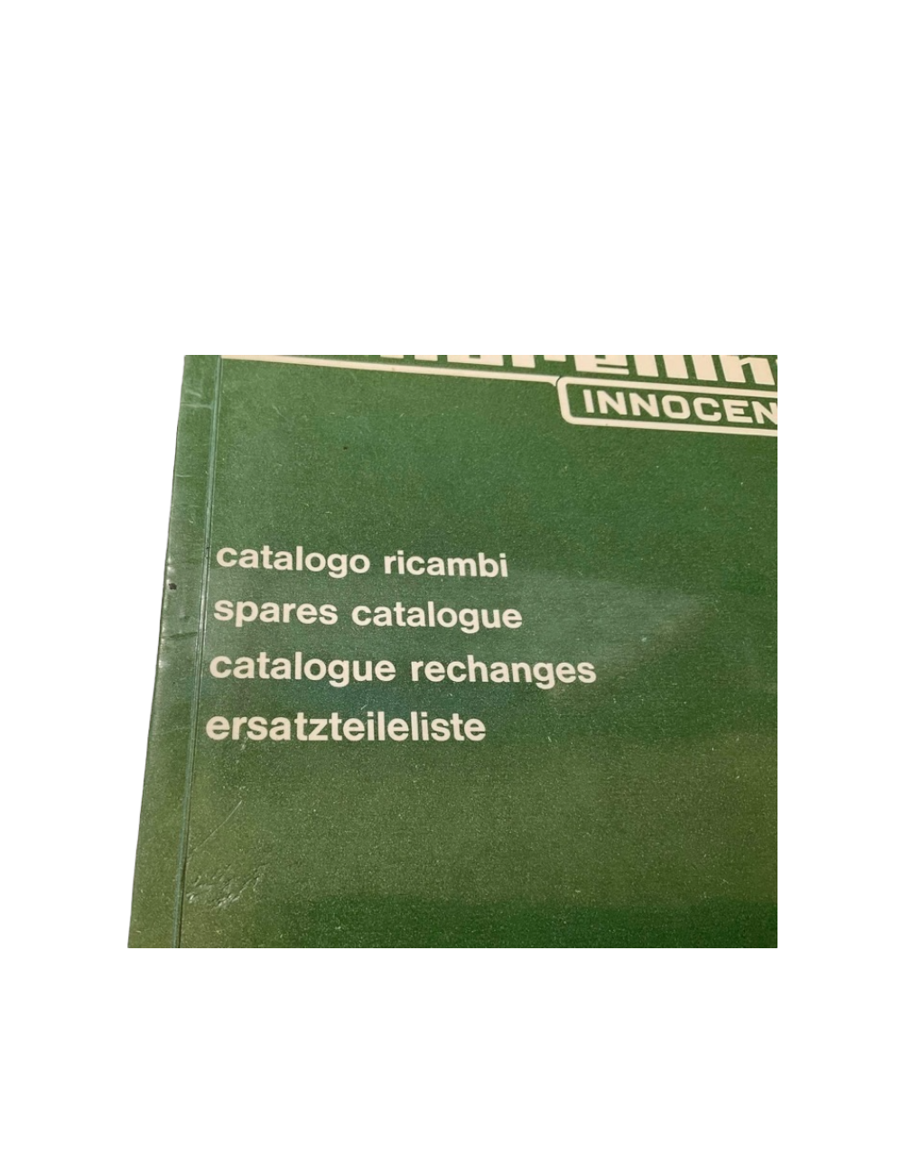 Catalogo ricambi Lambrettino Innocenti
