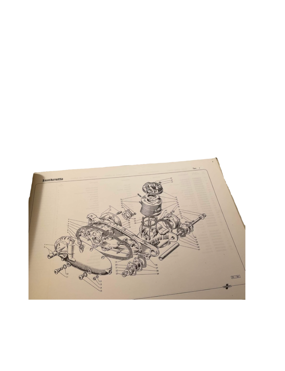 catalogo ricambi Lambretta Innocenti
