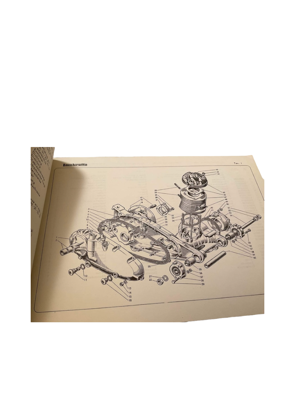 Catalogo ricambi Lambretta Innocenti 125