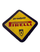 Targhetta concessionaria Pirelli. Dimensioni : 9 cm x 9 cm