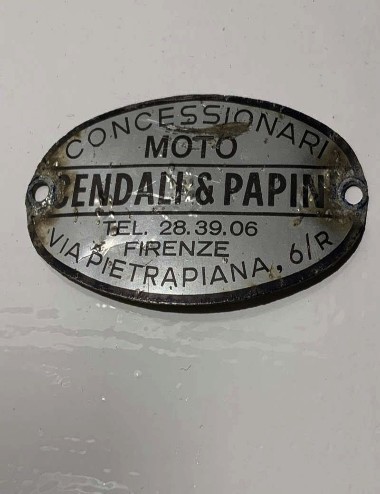 Dealer plate Cendali & Papini