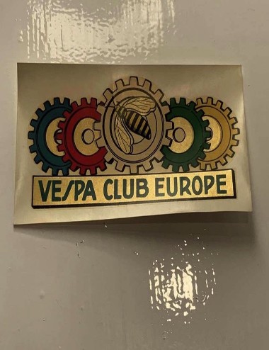 Decal Vespa club Europe