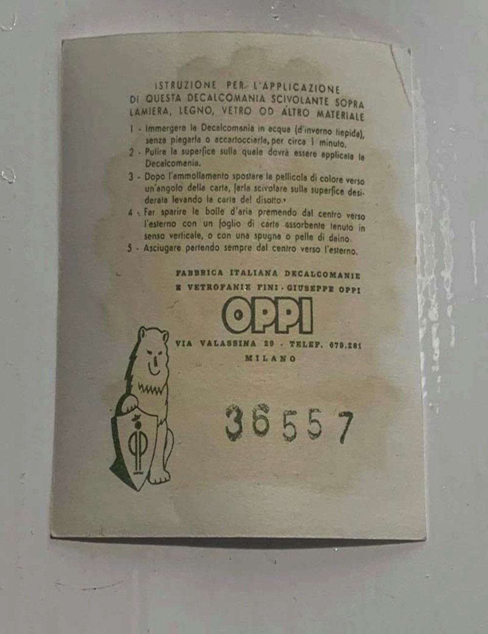 Decal Vespa club Italia- Rosignano Solvay