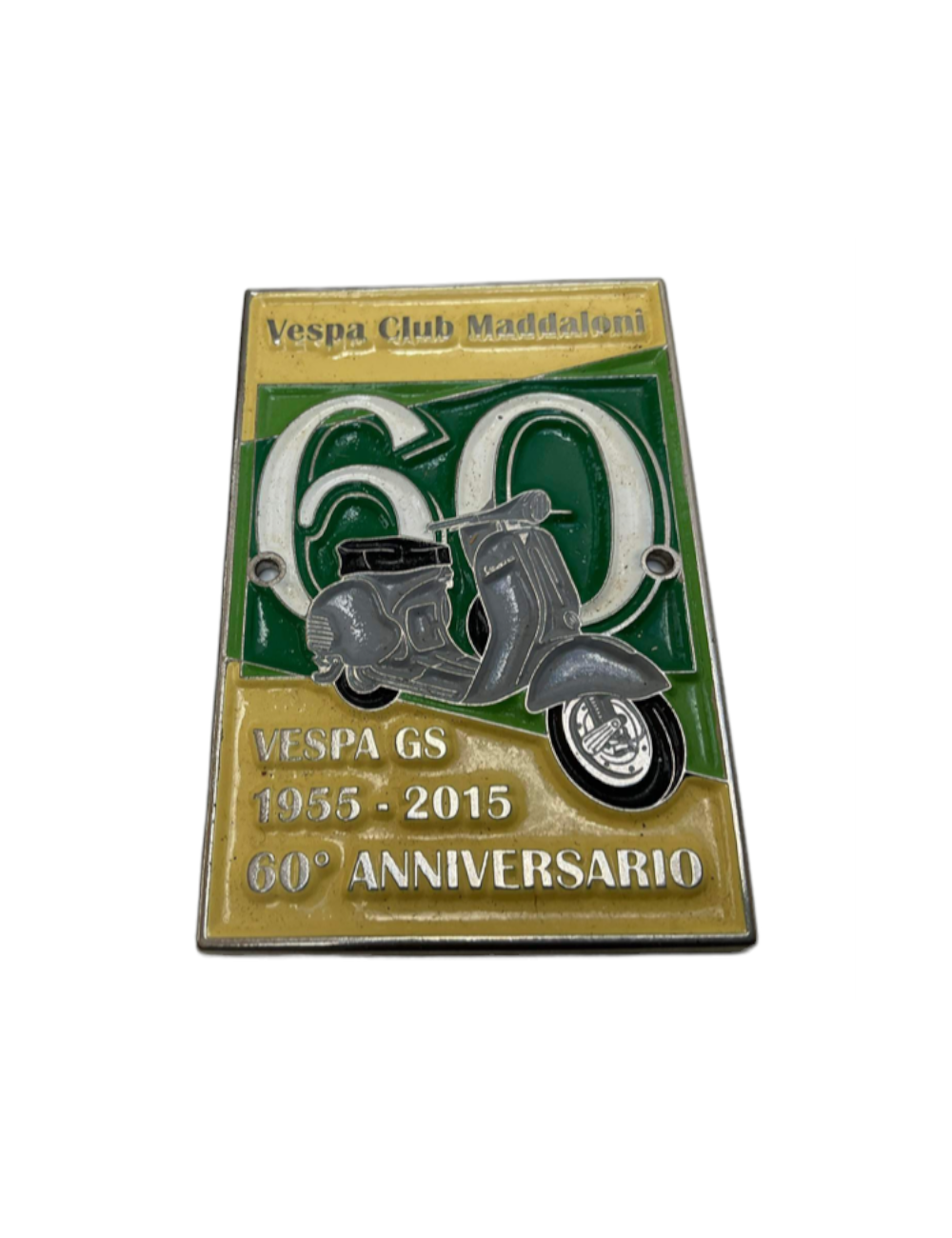 Placca Vespa Club Maddaloni Vespa GS 1955 - 2015 60° Anniversario