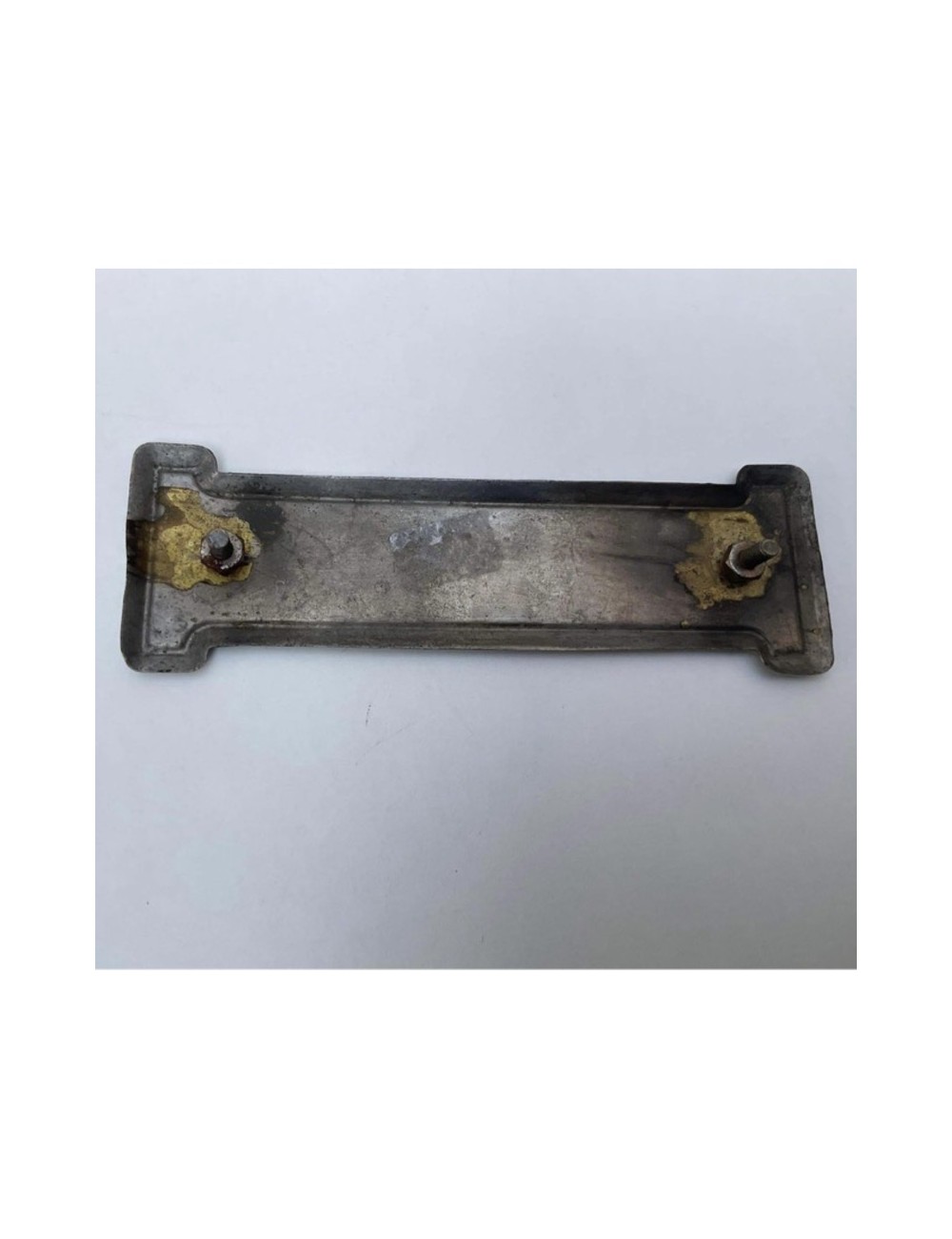 Placca Italia in ferro. Dimensioni 10,5 cm
