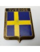 Placca Drago Sverige. Dimensioni: 7 cm x 6 cm