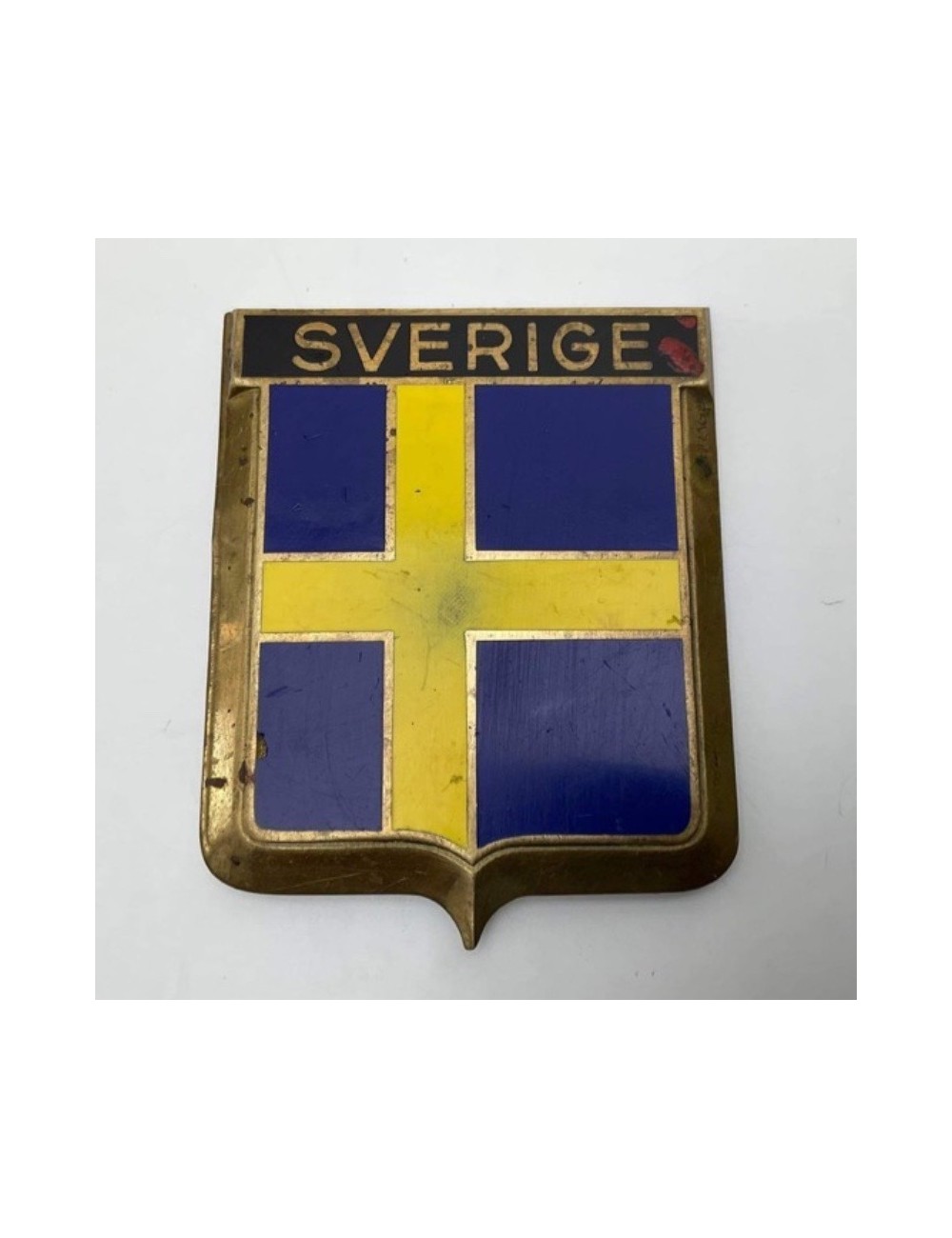 Placca Drago Sverige. Dimensioni: 7 cm x 6 cm