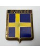 Placca Drago Sverige. Dimensioni: 7 cm x 6 cm