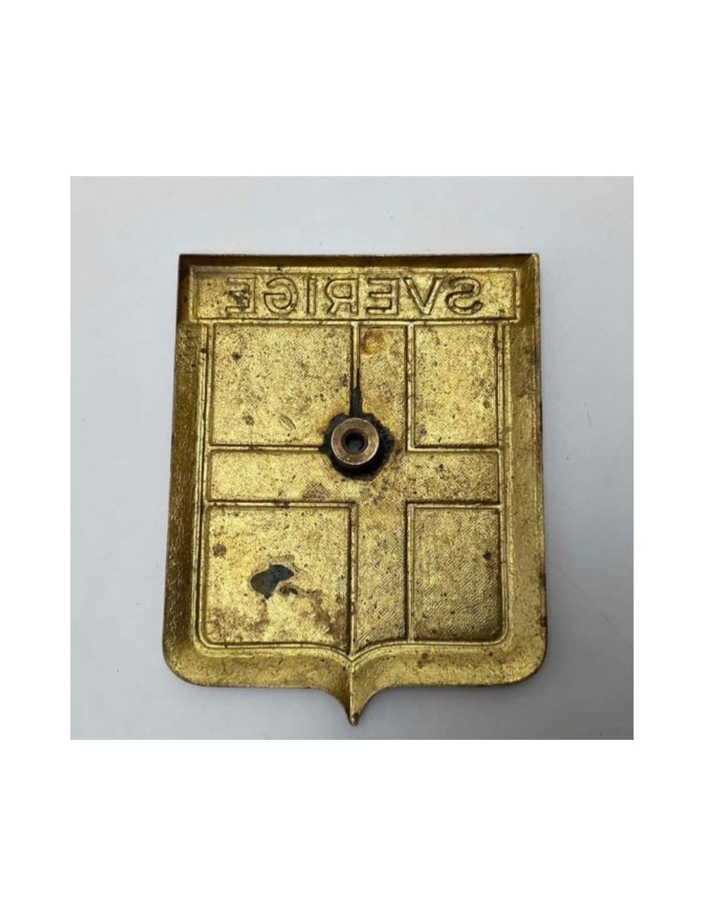 Placca Drago Sverige. Dimensioni: 7 cm x 6 cm