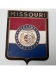 Placca Drago Missouri. Dimensioni : 7 cm x 6 cm