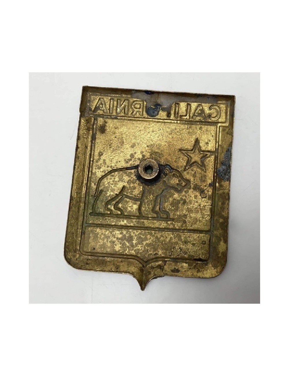Placca Drago California. Dimensioni : 7 cm x 6 cm