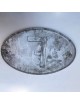 Targhetta Francia in alluminio. Dimensioni : 19 cm x 12 cm