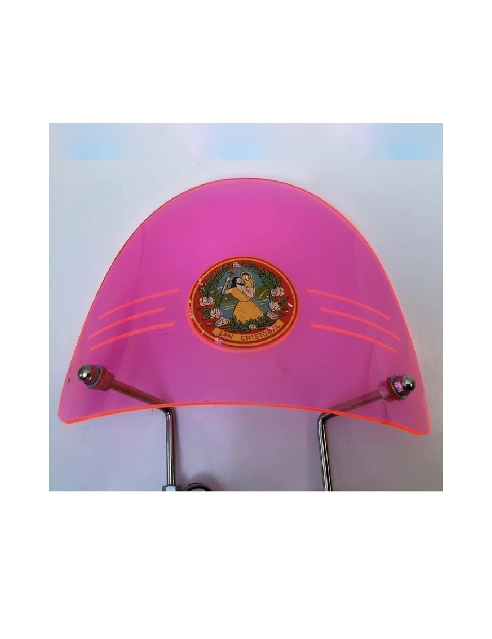 Parabrezza Vespa bacchetta. Dimensioni : 25 cm x 16 cm