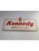 Cartone pubblicitario Kennedy-Elettrodomestici. Dimensioni : 30 cm x 13 cm