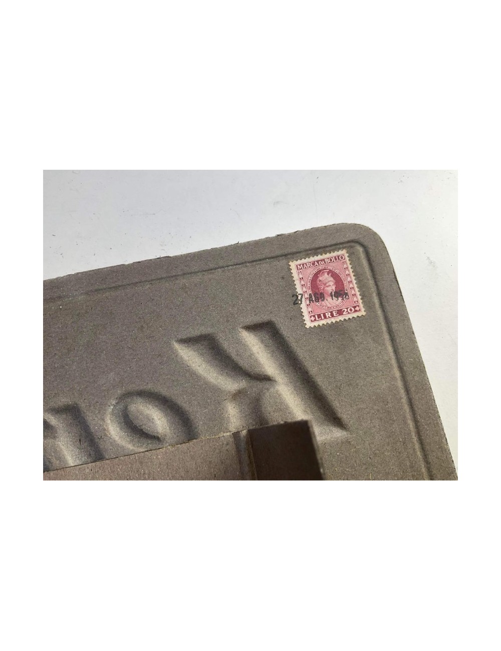 Cartone pubblicitario Kennedy-Elettrodomestici. Dimensioni : 30 cm x 13 cm