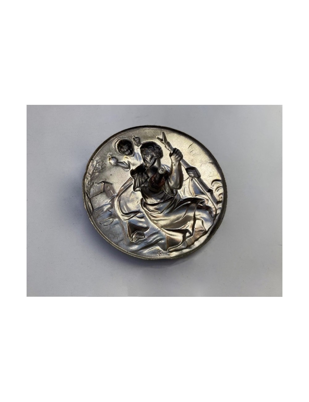 Placca San Cristoforo. 6 cm