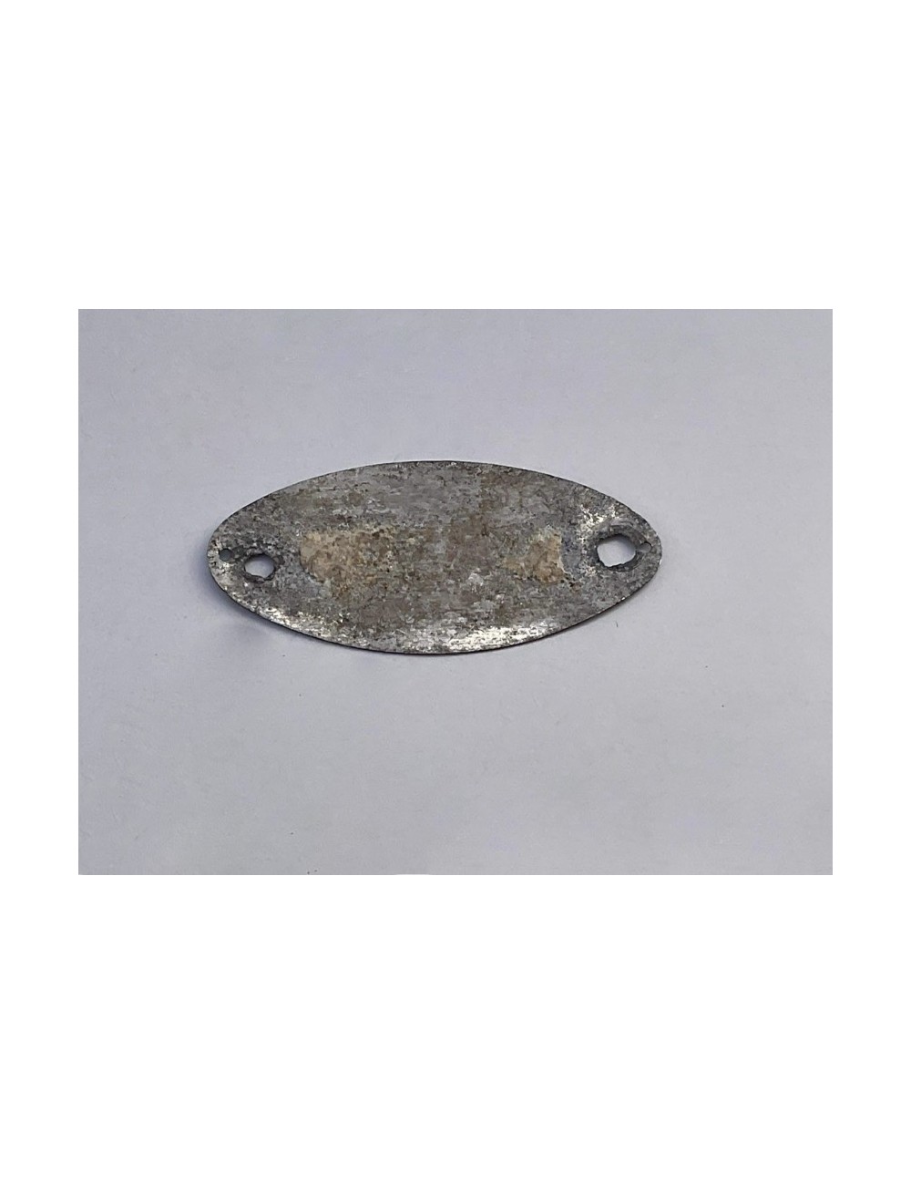 Targhetta concessionario F.lli Spaggia. Dimensioni: 2,5 cm x 5 cm
