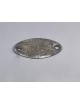 Targhetta concessionario F.lli Spaggia. Dimensioni: 2,5 cm x 5 cm