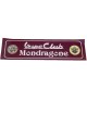 Striscione Vespa Club Mondragone. Dimensioni : 56 cm x 15 cm