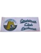 Striscione Vespa Club Artena. Dimensioni: 50 cm x 20 cm