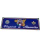 Striscione Vespa Club Baucina. Dimensioni: 54 cm x 18 cm