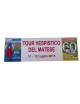 Striscione Tour Vespisti del Matese 11-12 luglio 2015. Dimensioni: 45 cm x 15 cm