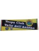 Striscione Vespa Club Valle dell'Aniene. Dimensioni : 54 cm x 16 cm