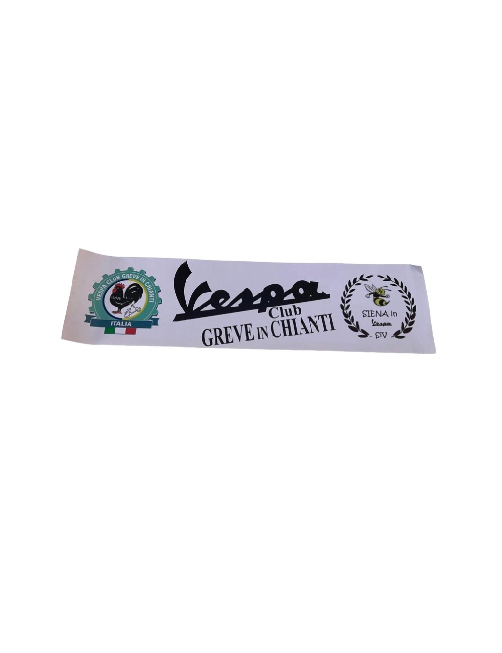 Fascia Vespa Club Greve In Chianti. Dimensioni 54 cm x 14,5 cm