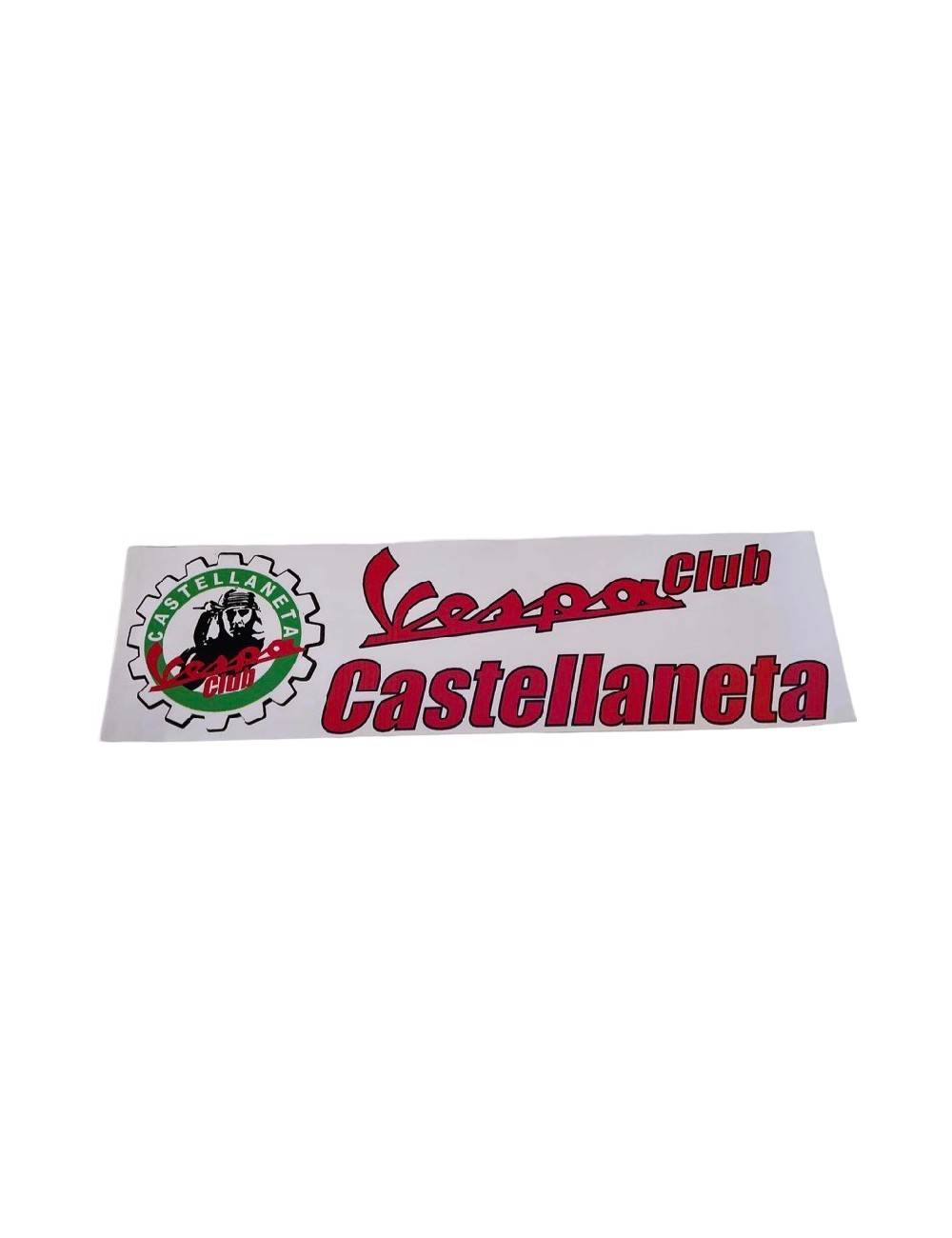 Fascia Vespa Club Castellaneta. Dimensioni : 56 cm x 16 cm