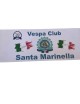 Striscione Vespa Club Santa Marinella. Dimensione: 49 cm x 16,5 cm
