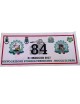 Striscione Vespa Club Italia. Dimensioni : 49 cm x 21,5 cm