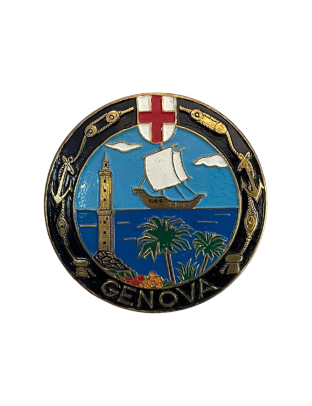 Placca Genova. Dimensione: 7 cm