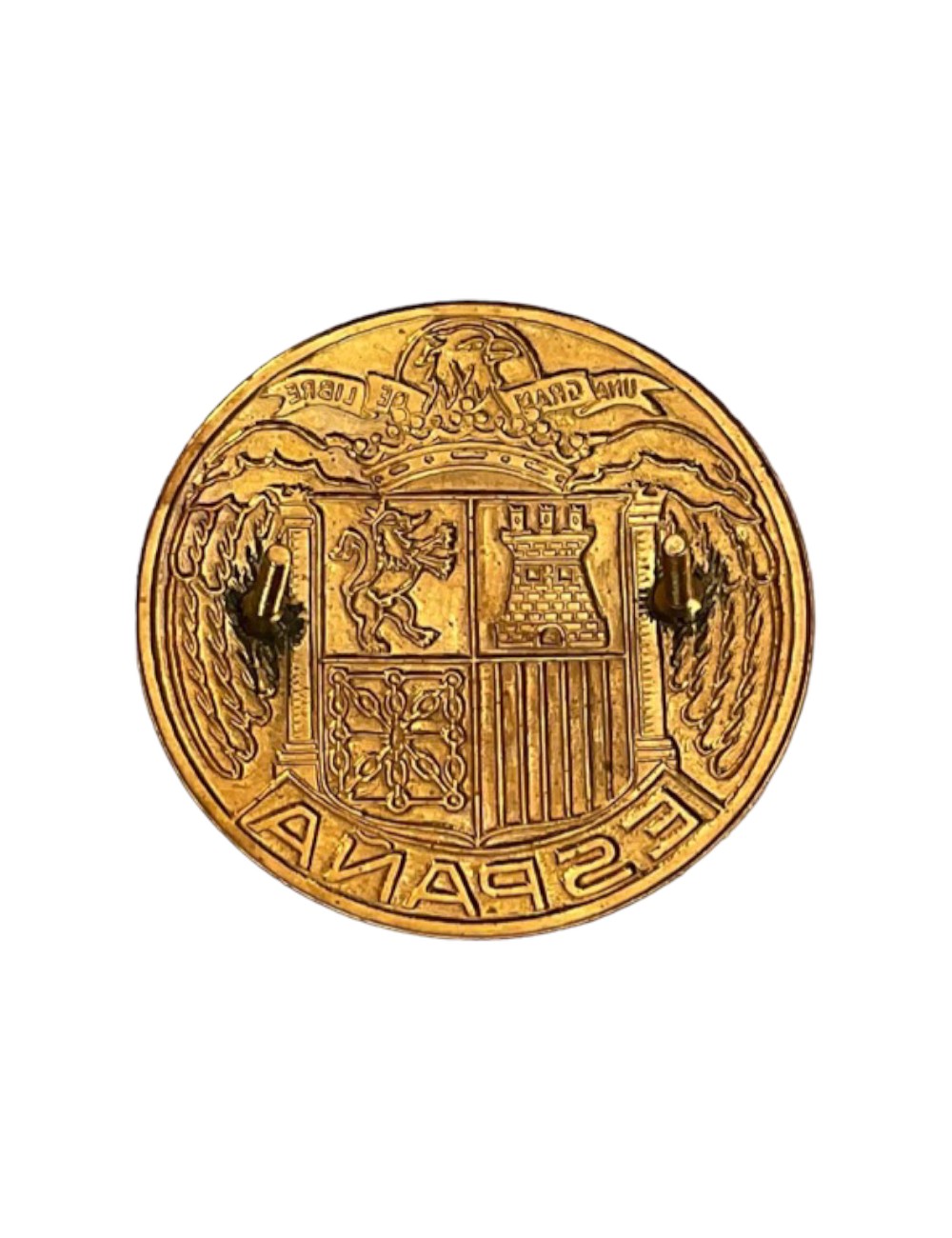 Placca Espana. Dimensioni: 7 cm