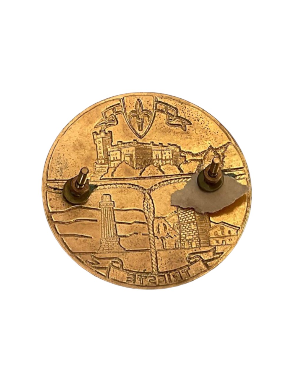 Placca Trieste. Dimensioni: 7 cm