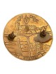 Placca Trieste. Dimensioni: 7 cm