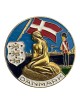 Placca Danmark. Dimensioni: 7 cm