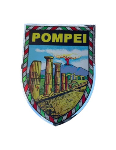 Adesivo d'epoca Pompei