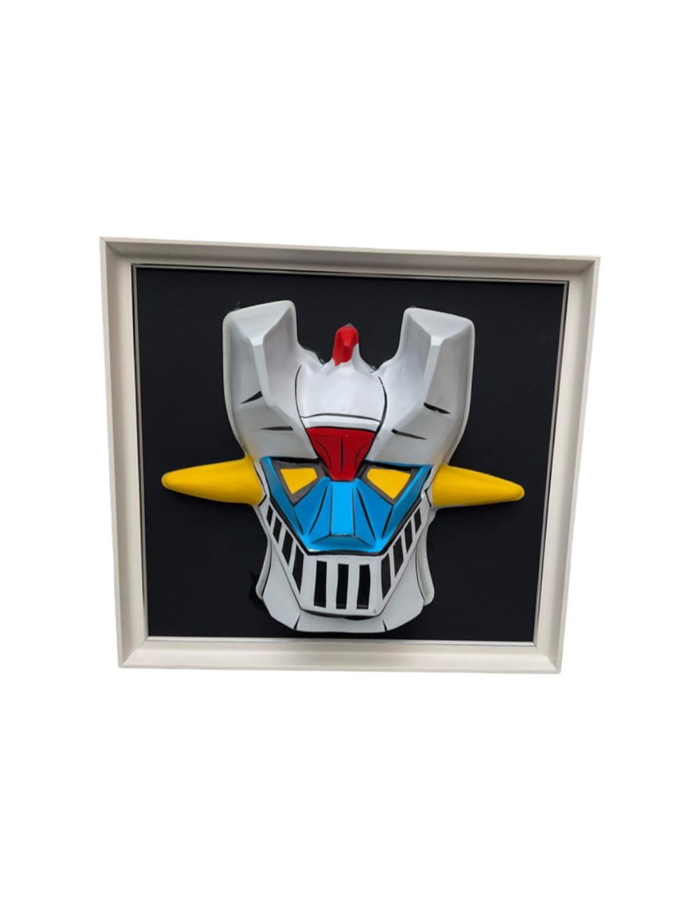 Quadro maschera di Mazinga. Dimensioni: 38 cm x 40 cm